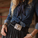 Bracelet 1812 Sterling Silver Scalloped Horseshoe & Arrowhead