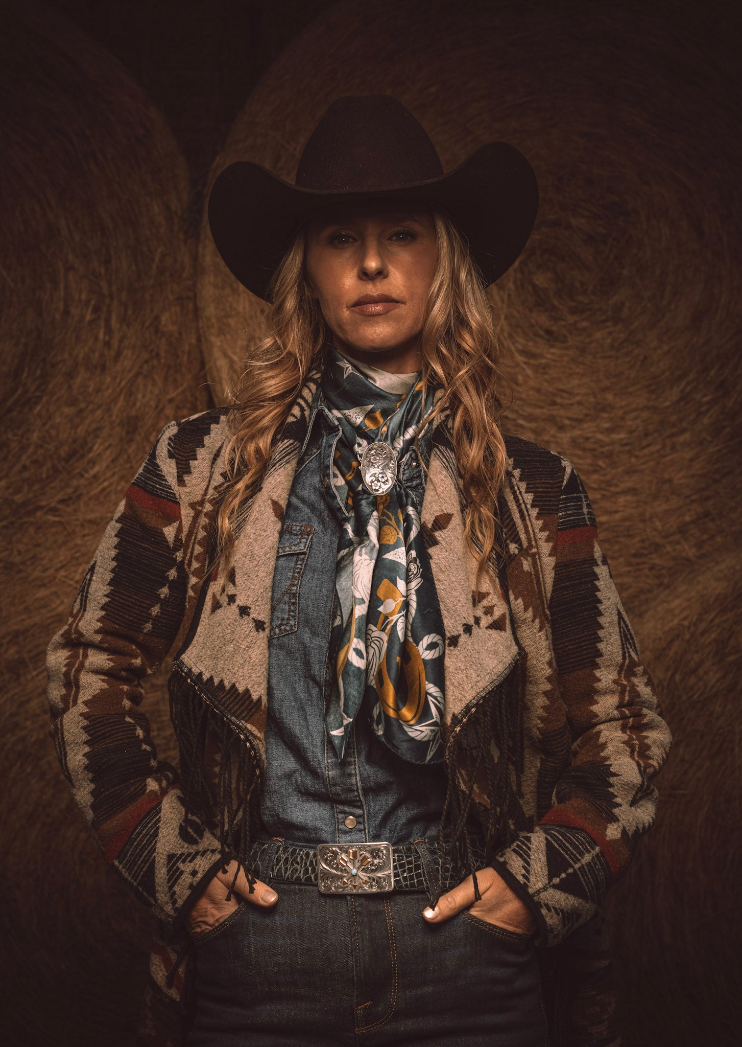 オ−ダ−ブレスレット Zapata Turquoise & Gold Arrow Trophy Buckle | Clint Orms – Clint