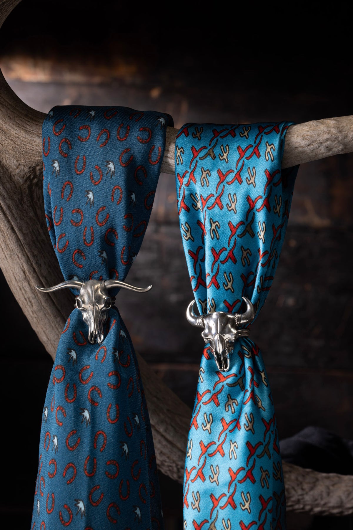 Bolo 1900 Sterling Silver Buffalo Skull