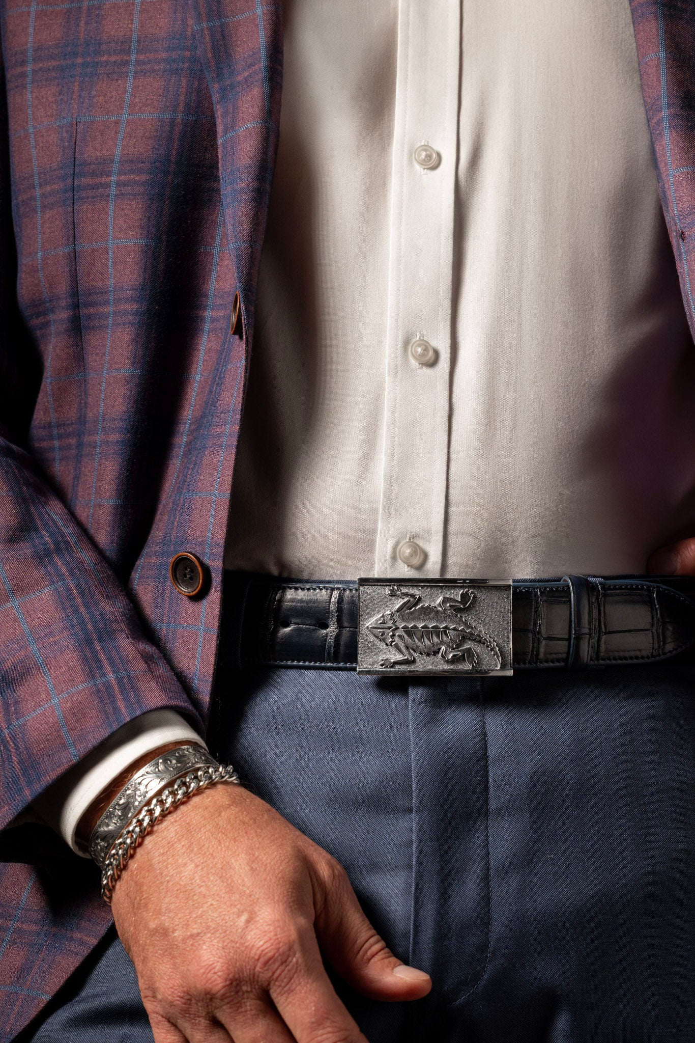 Zapata 1606 Sterling Horned Frog Trophy Buckle | Clint Orms