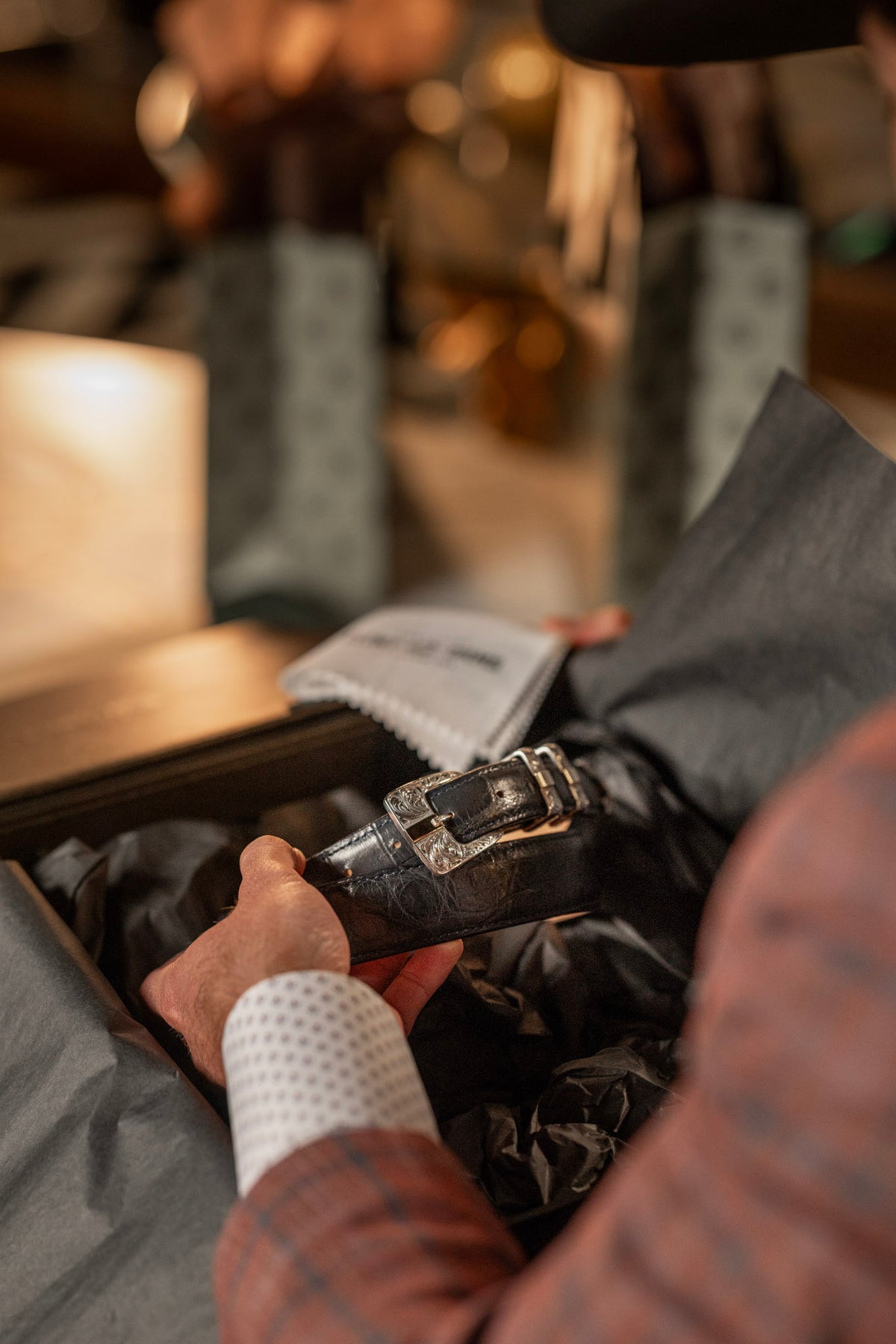 Clay 1804 Sterling Silver & Gold Bar Buckle Set