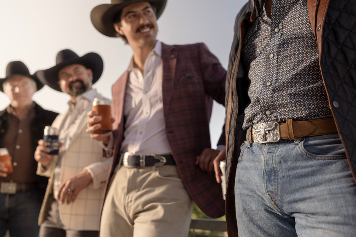 Kenedy 1819 Sterling Silver Longhorn Trophy Buckle