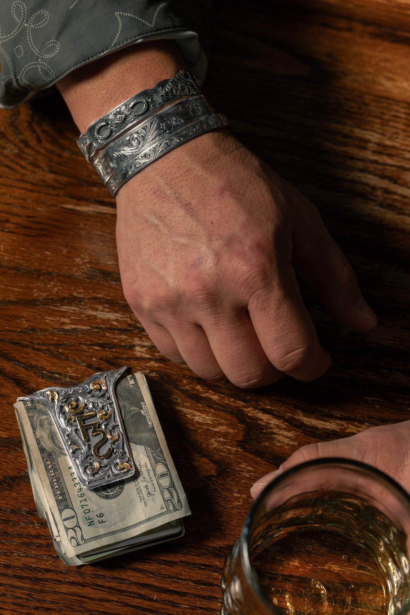Bracelet 1805 Sterling Silver Signature Engraved Bracelet – Clint