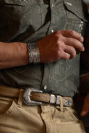 Pecos 1801 Engraved Ranger Buckle Set