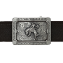 Martin 1803 Sterling Bronc Rider Trophy Buckle