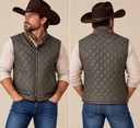 Quilted Leather Vest
