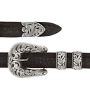 Pecos 1805 Sterling Buckle Set