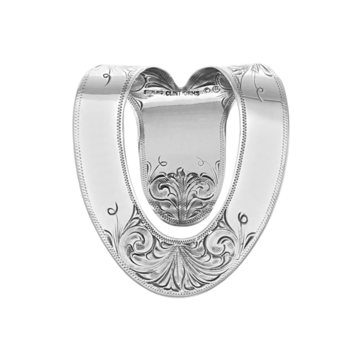 San Saba 1806 Sterling Monogram Money Clip