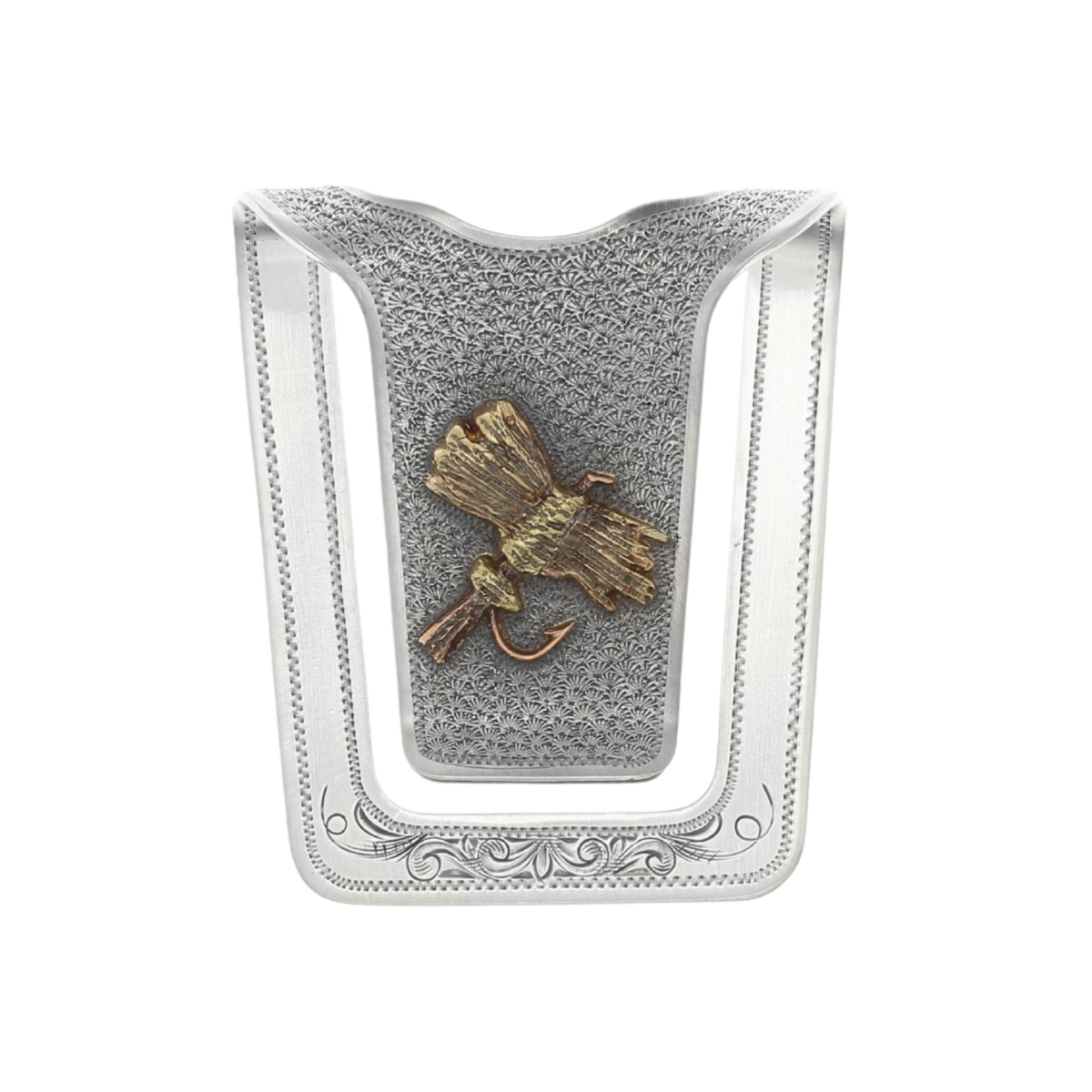 San Augustine 1603 Gold Fly Money Clip