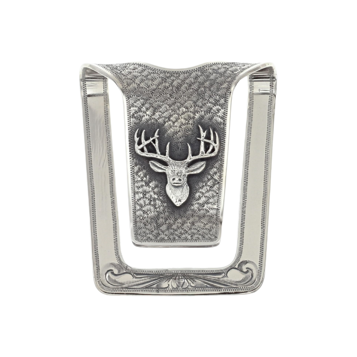 San Augustine 1606 Sterling Silver Deer Money Clip