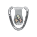 San Jacinto 1514 Sterling & Tri-Gold Quail Money Clip