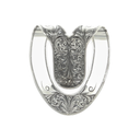 San Saba 1800 Sterling Silver Scroll Engraved Money Clip