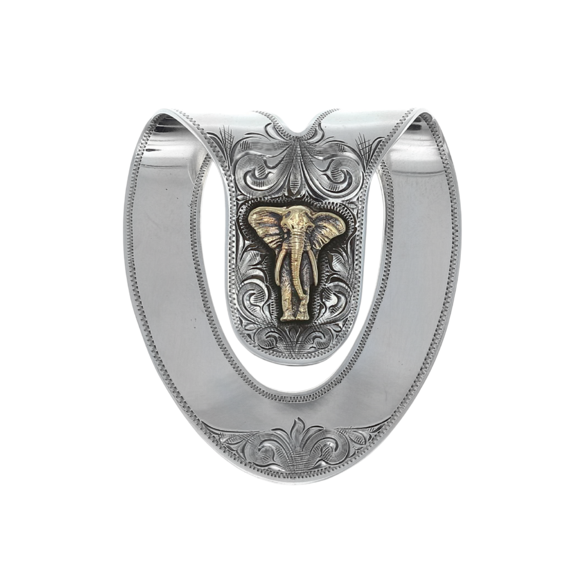 San Saba 1813 Gold Elephant Money Clip