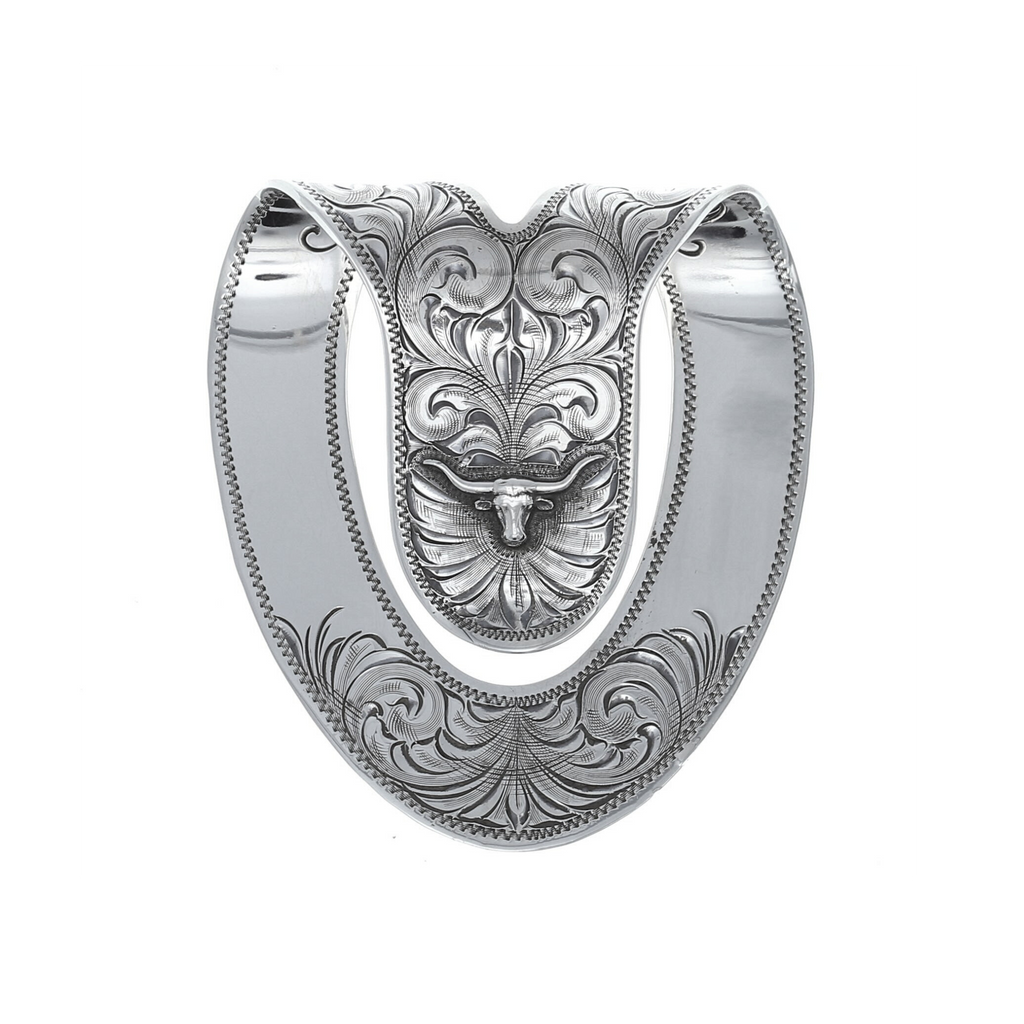 San Saba Sterling Silver Longhorn Money Clip - Clint Orms