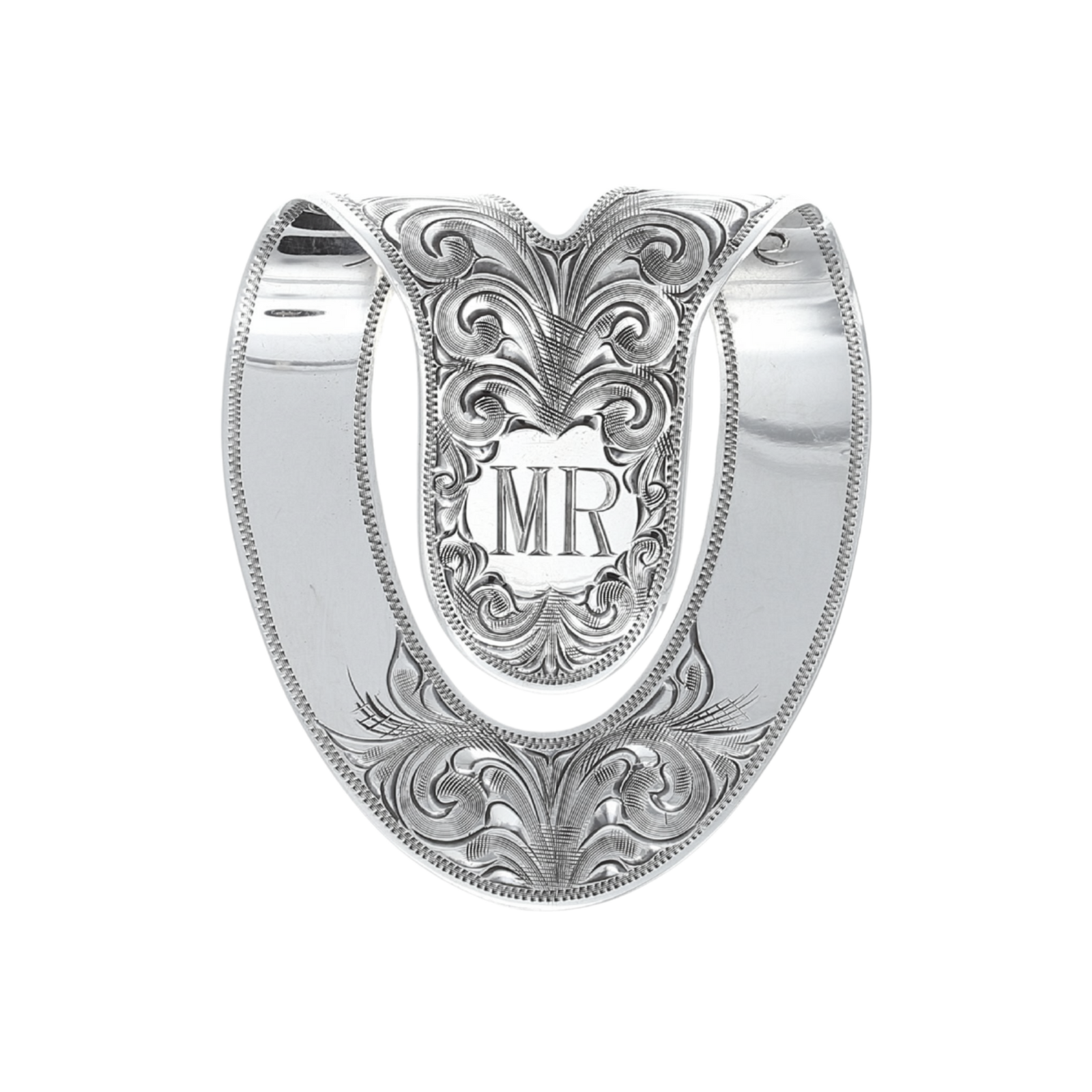 San Saba 1806 Sterling Monogram Money Clip