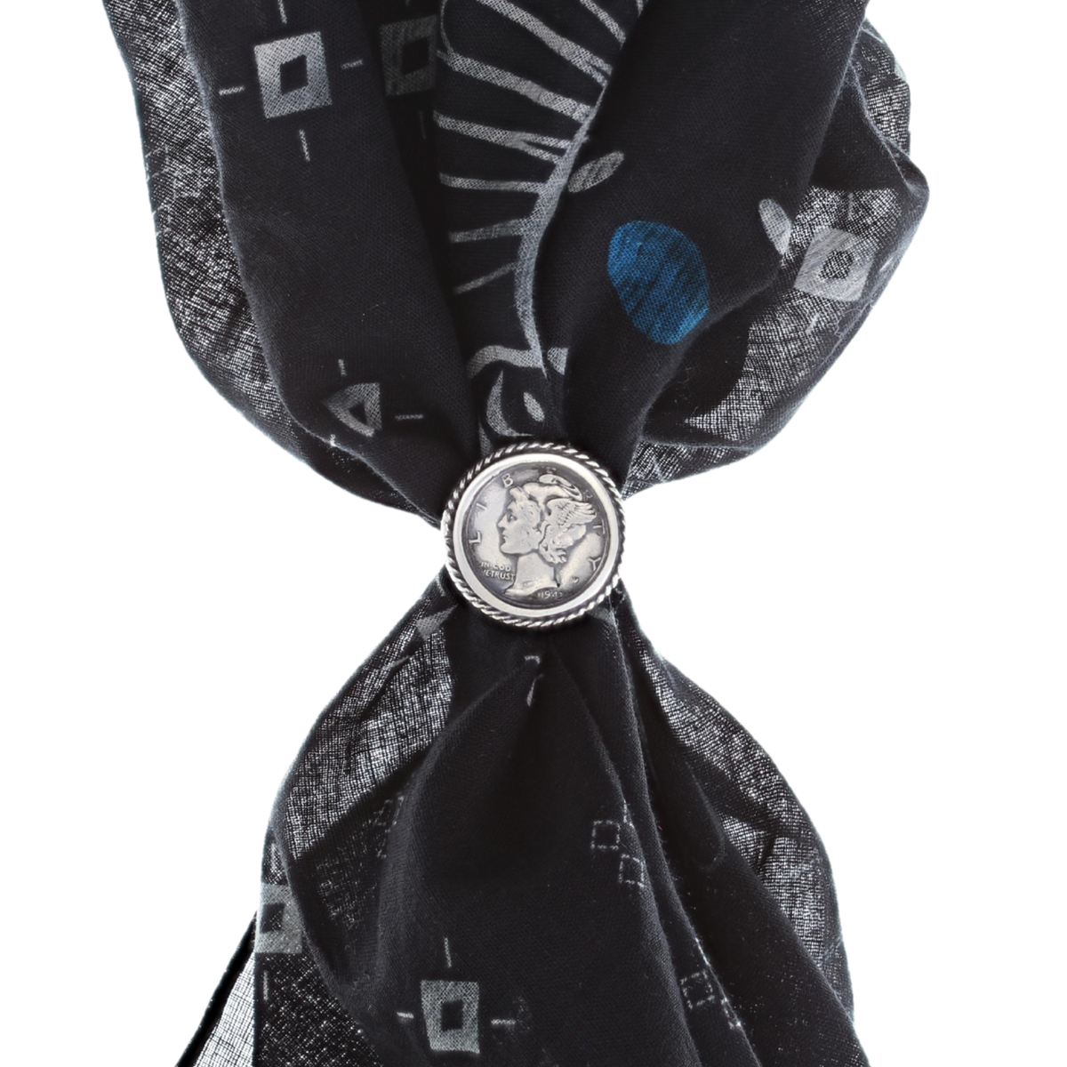 Slide 1891 Sterling Mercury Dime