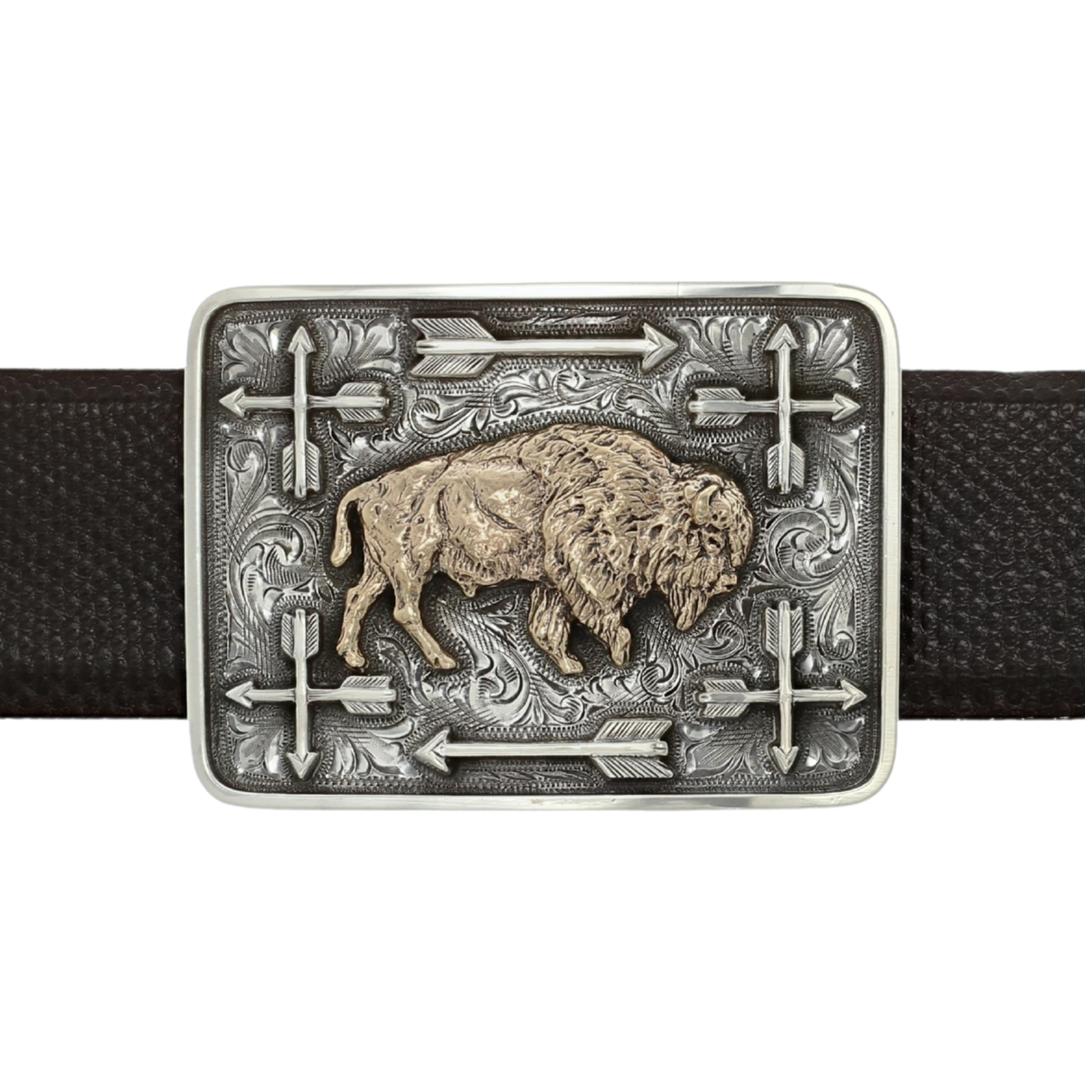 Tara 1805 Gold Buffalo Trophy Buckle