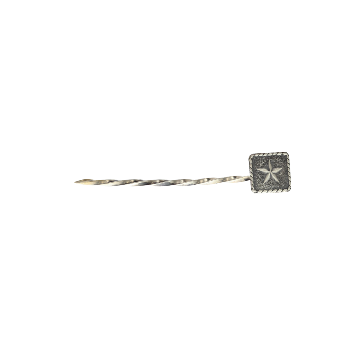 Toothpick 2045 Sterling Silver Star with Rope Edge