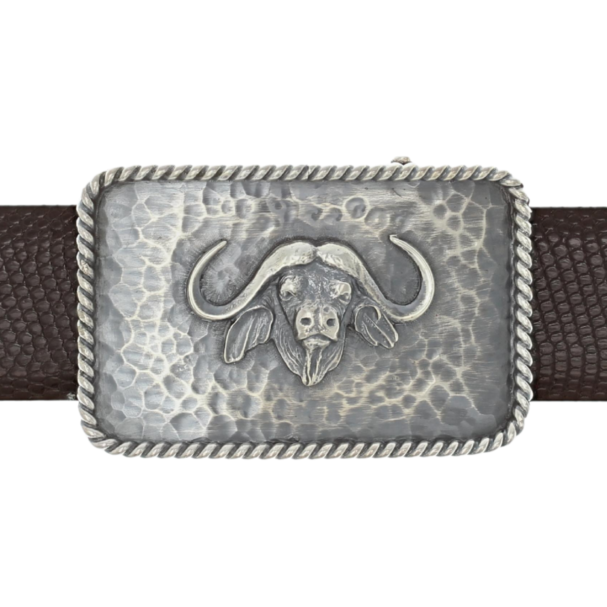 Zapata 1405 Cape Buffalo Hammered Trophy Buckle