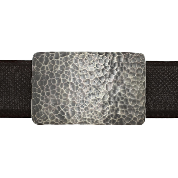 Zapata Sterling Silver Hammered Trophy Buckle | Clint Orms – Clint