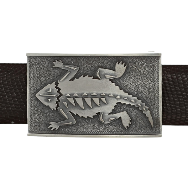 CLINT ORMS トロフィーバックル Zapata 1606 Sterling Horned Frog Trophy Buckle | Clint Orms