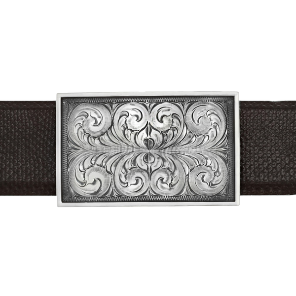 Zapata Sterling Hand-Engraved Trophy Buckle | Clint Orms – Clint