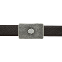 Zavala 1601 Sterling Engraved Aspen Leaf Trophy Buckle