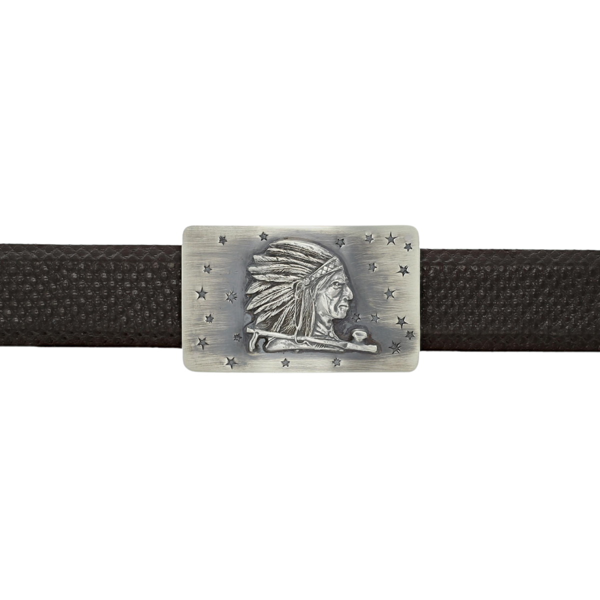 Zavala 2000 Indian &amp; Stars Trophy Buckle