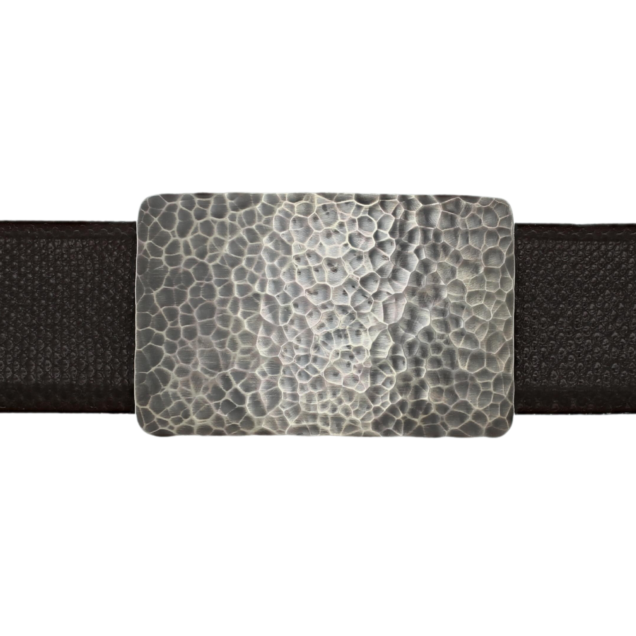 Hammered Silver Buckle