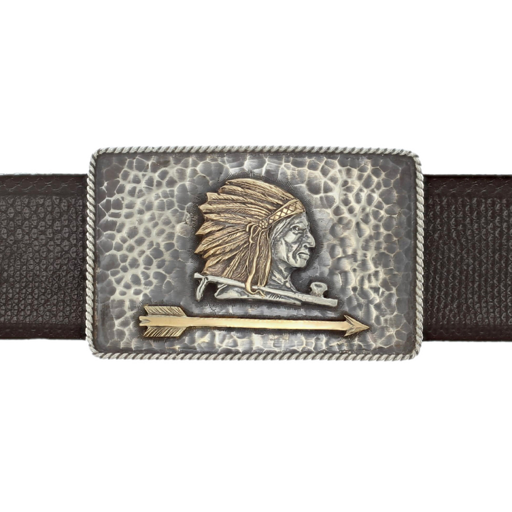 Zapata 1410 Hammered Chief Trophy Buckle - Clint Orms