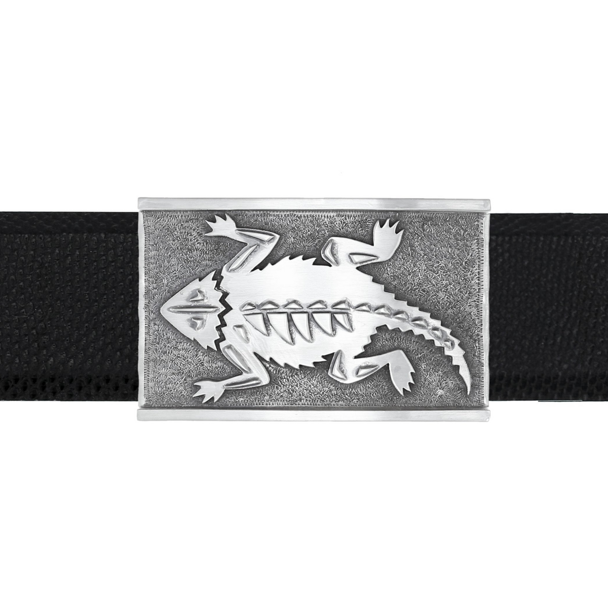 Zapata 1606 Sterling Silver Horned Frog Trophy Buckle