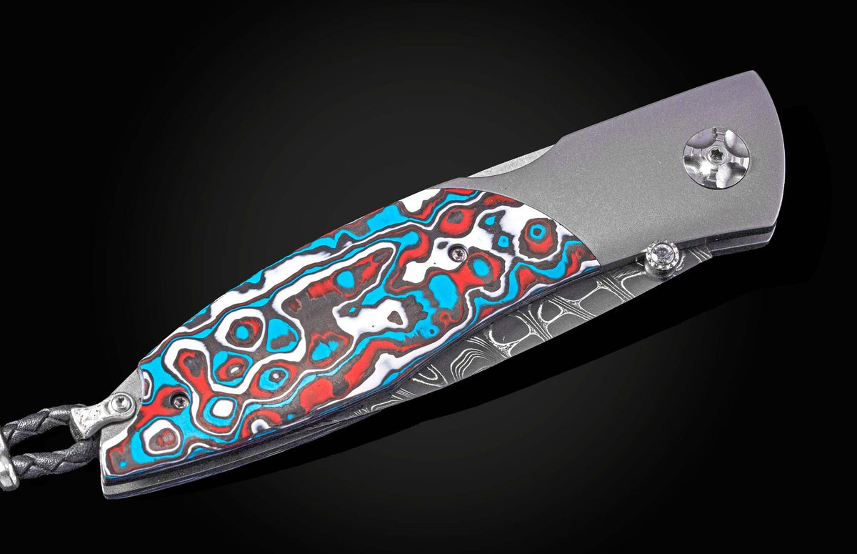 C19 Omni 'Freedom' Folding pocket knife with damascus and G10 Limited Edition