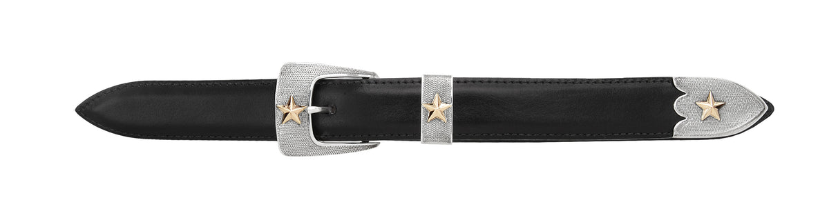 Clay 1702 3 Gold Star Buckle Set Dress Buckle- Clint Orms