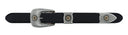 Fort Bend 1703 Silver Buckle With Ruby Gemstones