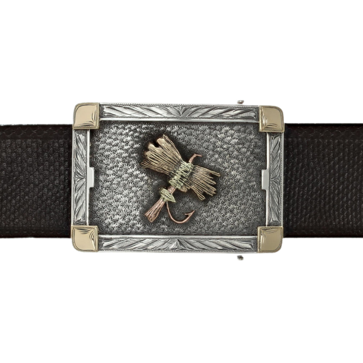 Martin 1836 Tri-Gold Fly Trophy Buckle
