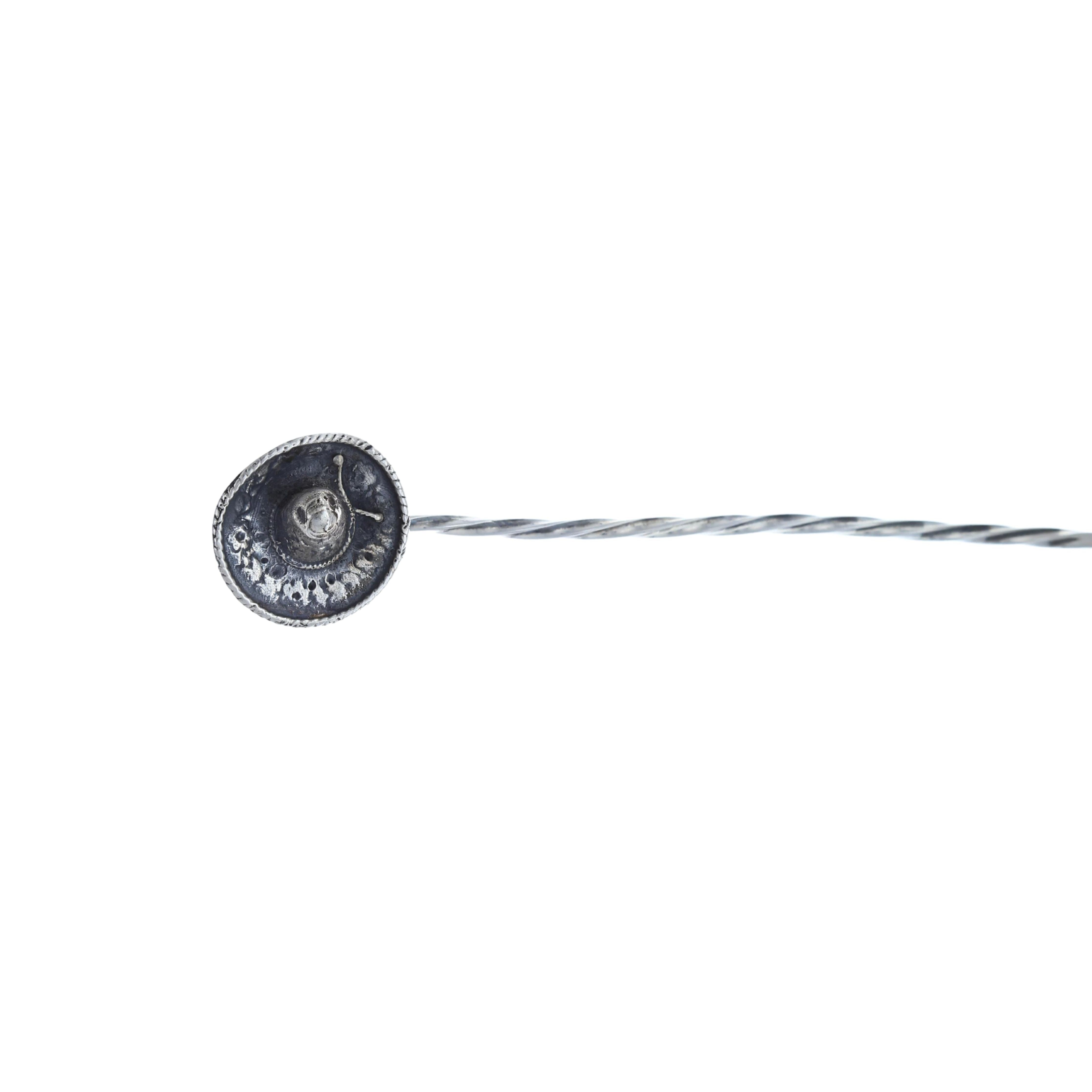 Pin 1942 Sterling Silver Sombrero Toothpick - Clint Orms