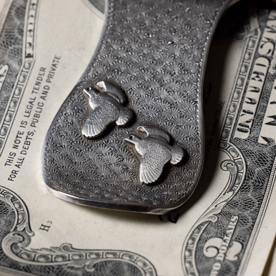 San Jac 1700 Sterling Silver Quail Money Clip – Clint Orms