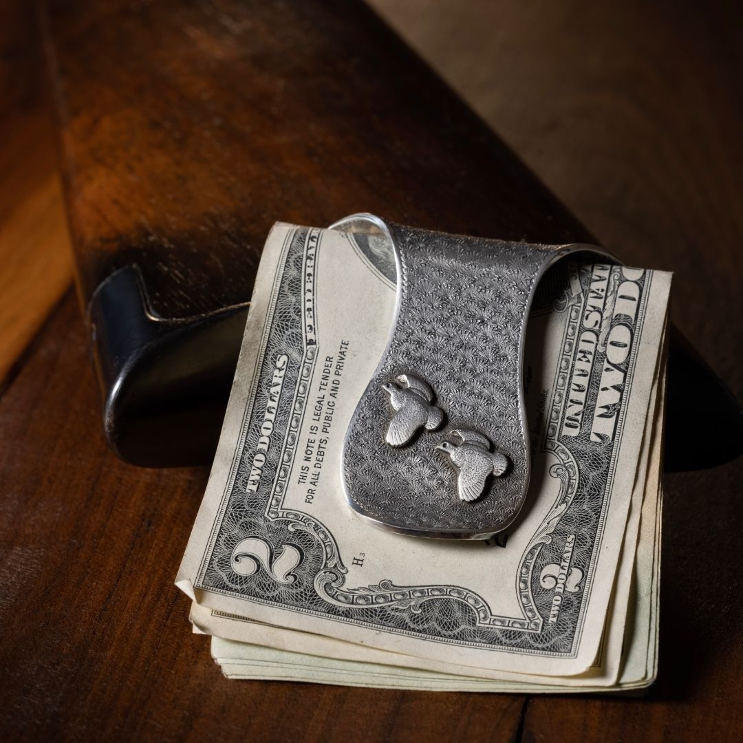 San Jac 1700 Sterling Silver Quail Money Clip – Clint Orms