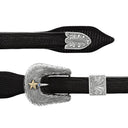 Travis 1845 Sterling & Gold Star Buckle Set