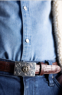 Zavala 1801 Sterling Star Trophy Buckle