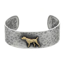 Bracelet 1420 Sterling Silver and Gold Pointer Bracelet