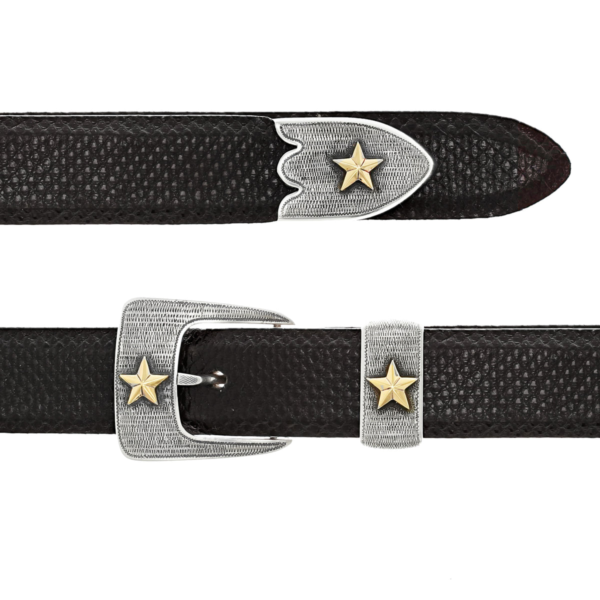 Clay 1702 Gold Star Buckle Set