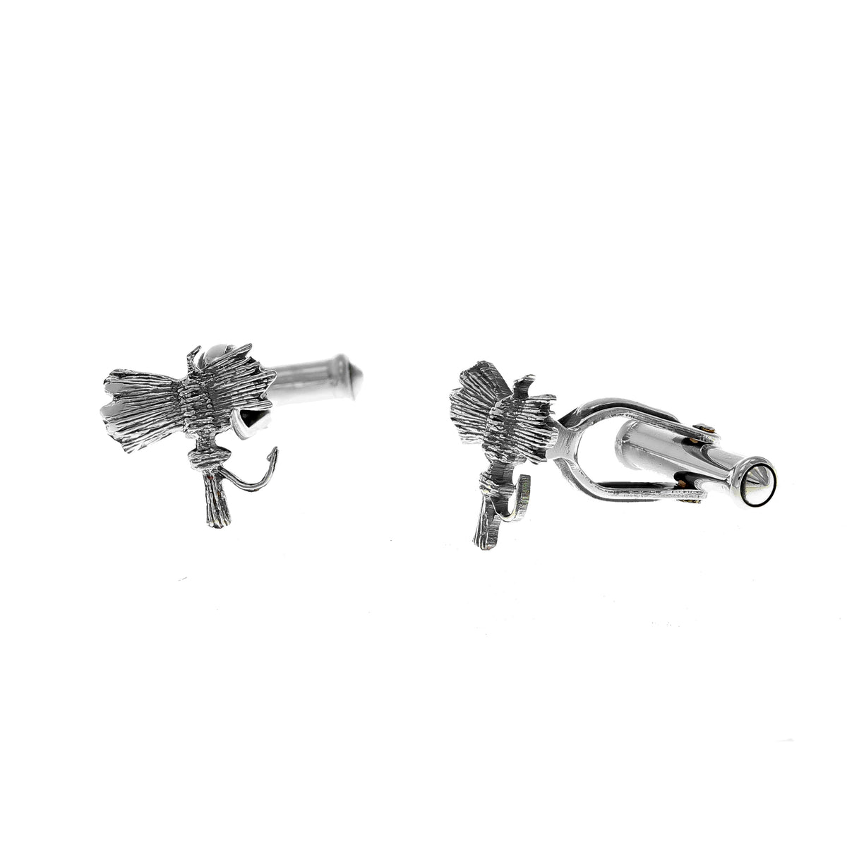Cuff Links 2041 Sterling Fly 