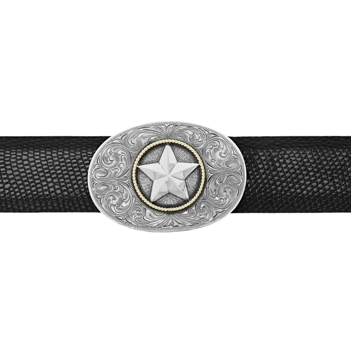 Hunt 1801 Sterling Star Trophy Buckle