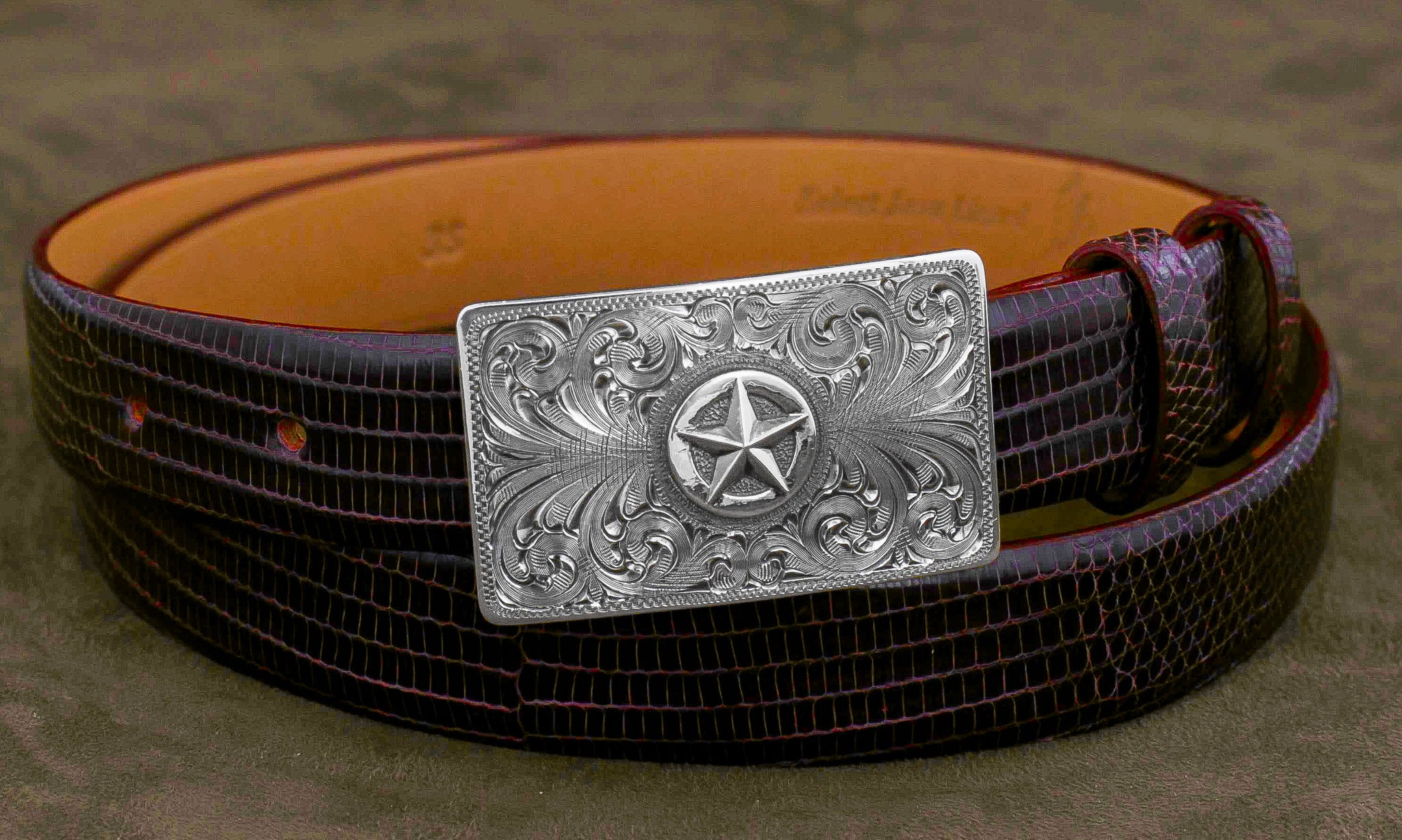 Zavala 1801 Sterling Star Trophy Buckle - Clint Orms Engravers &  Silversmiths